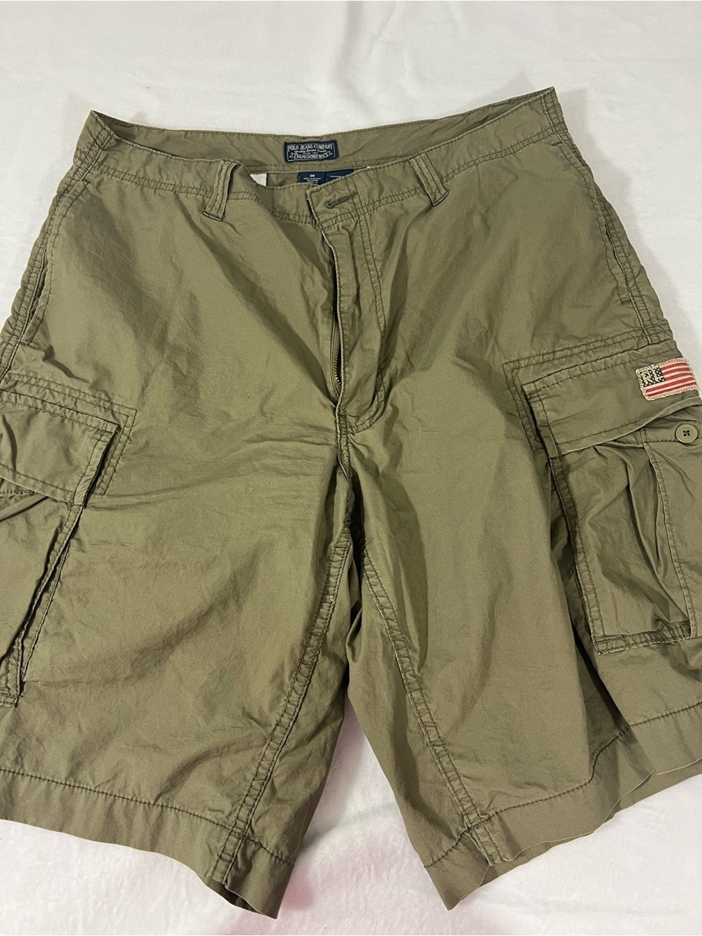 Vintage Polo by Ralph Lauren Olive Green Cargo Shorts